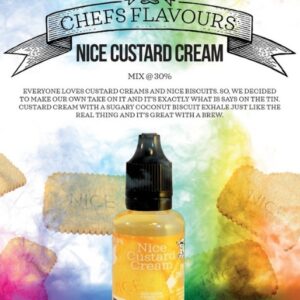 CHEFS FLAVOUR S AROMA NICE CUSTARD CREAM 30 ml