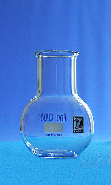 TIKVICA RAVNO DNO, KRATKO ŠIROKO GRLO 100 ml