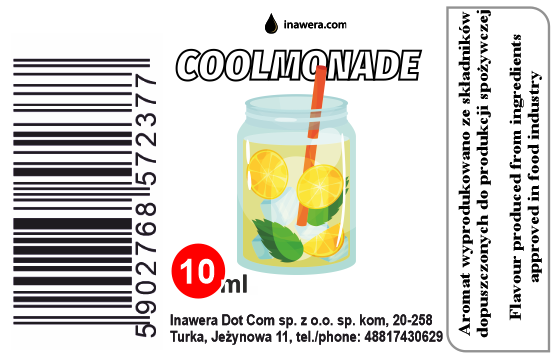 INAWERA AROMA COOLMONADE 10 ml