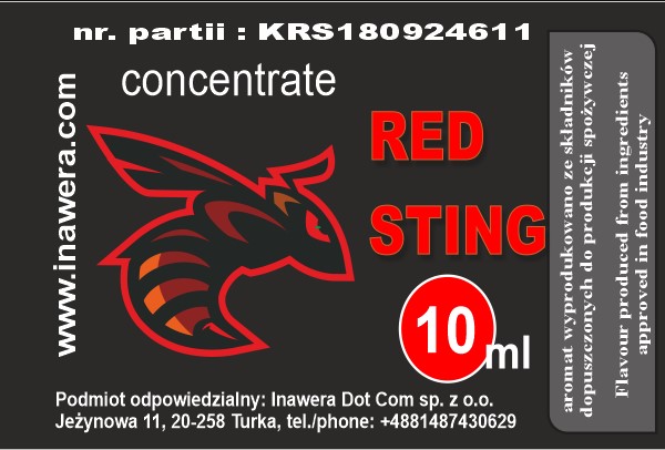 INAWERA AROMA RED STING 10 ml