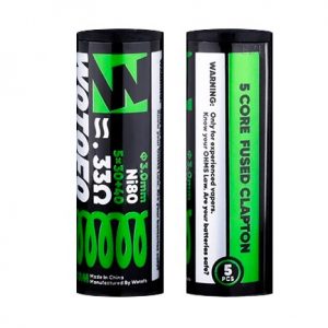 GRIJAČ WOTOFO 5 CORE FUSED CLAPTON NI80 (5x30+40ga 0,33 Ohma) 5 kom