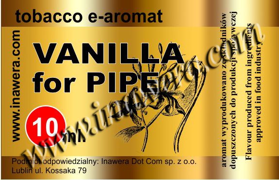 INAWERA AROMA VANILLA FOR PIPE, TOBACCO 10 ml