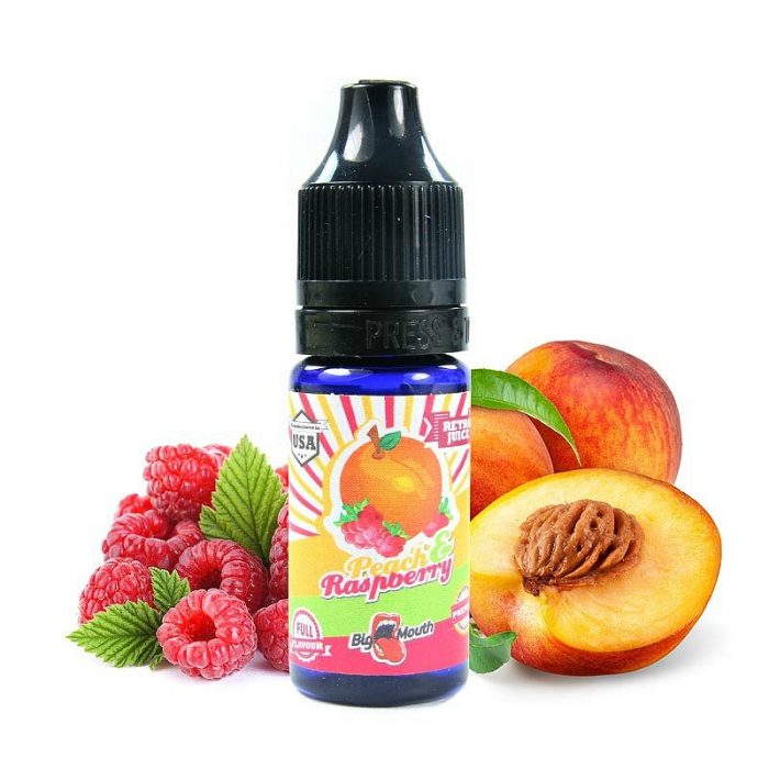 BIG MOUTH RETRO JUICE PEACH & RASPBERRY 10 ml