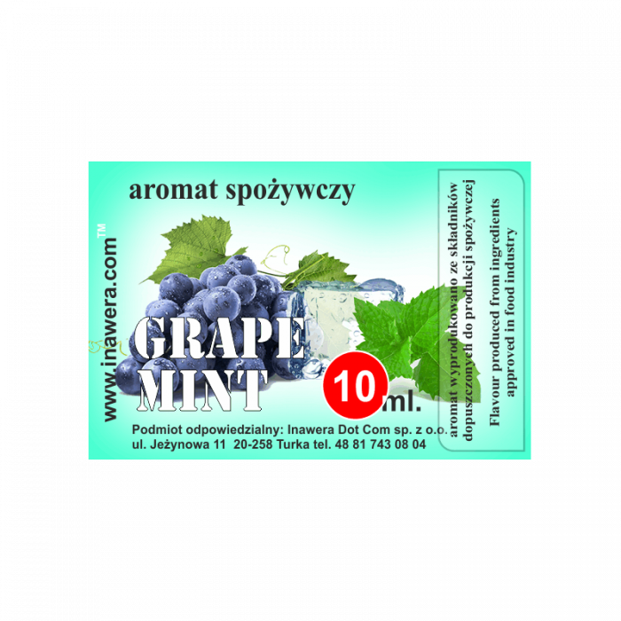 INAWERA AROMA GRAPE MINT 10 ml