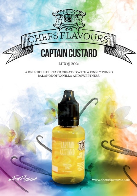 CHEFS FLAVOUR S AROMA CAPTAIN CUSTARD 30 ml