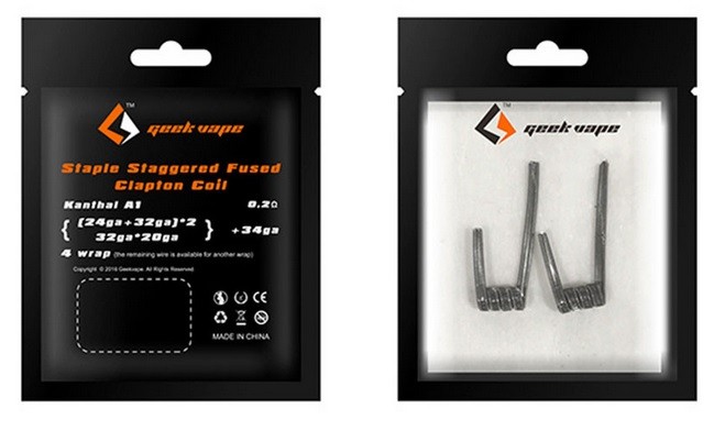GRIJAČ GeekVape Prebuilt Staple Staggered Fused Clapton Coil
