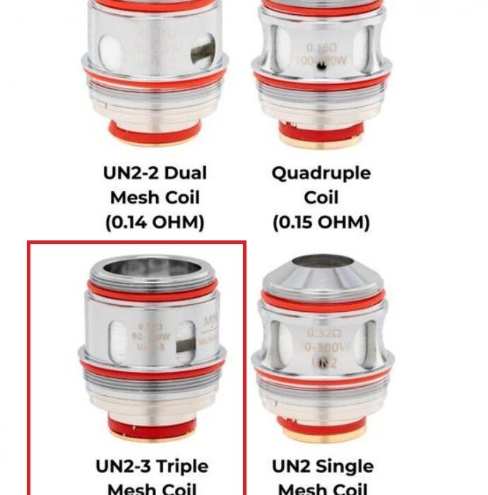 GRIJAČ UWELL Valyrian II UN2-3 Triple Meshed Coil 0,16 Ohma