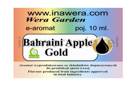 INAWERA AROMA TOBACCO "BAHRAINI APPLE GOLD" 10 ml
