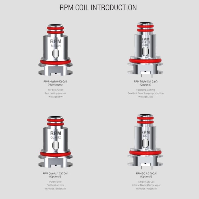 GRIJAČ SMOK RPM SC 1,0 Ohma