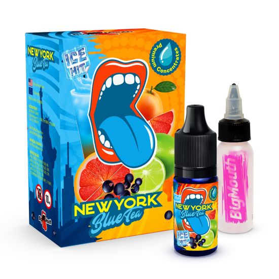 BIG MOUTH AROMA NEW YORK BLUE TEA ICE HIT 10 ml