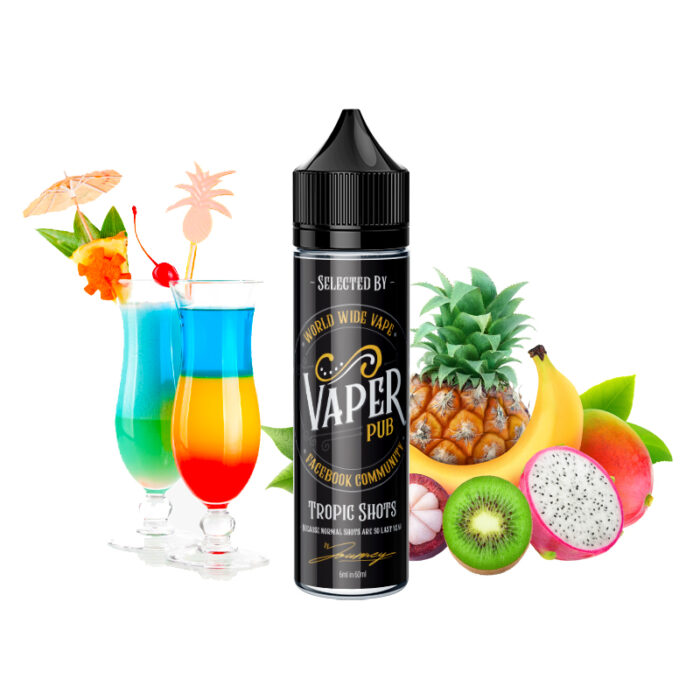 VAPER PUB AROMA TROPIC SHOTS 6/60 ml