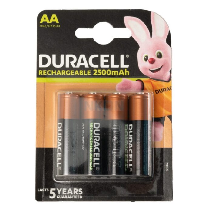 BATERIJA 4x AA Duracell Rechargeable - 2500mAh